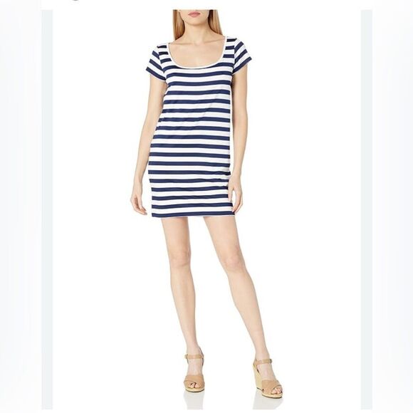 Susana Monaco Navy and White Striped Tabitha Mini Dress Size XS - Picture 1 of 10